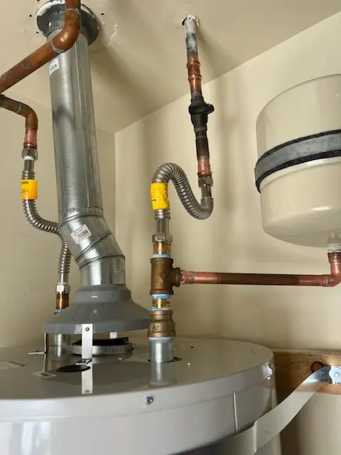 Water heater installation and plumbing repair in Woodfin